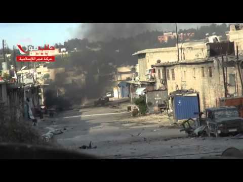 اشتباكات بين مقاتلي حركة الفجر الاسلامية وقوات النظام في جبهة حي الراموسة في حلب