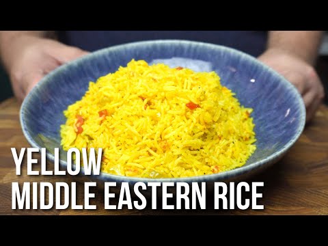 The ULTIMATE yellow Middle Eastern Rice - Tangy, Umami and Earthy