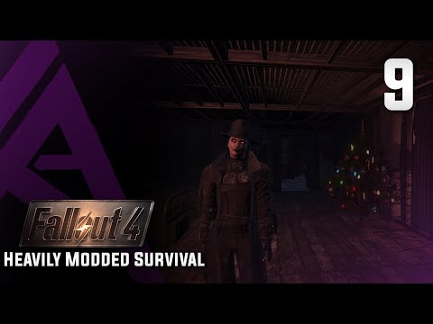 Fallout 4 Heavily Modded Survival - Part 9 - A Place to lay my head.