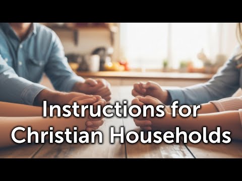 Instructions for Christian Households (Colossians 3:18–4:1)
