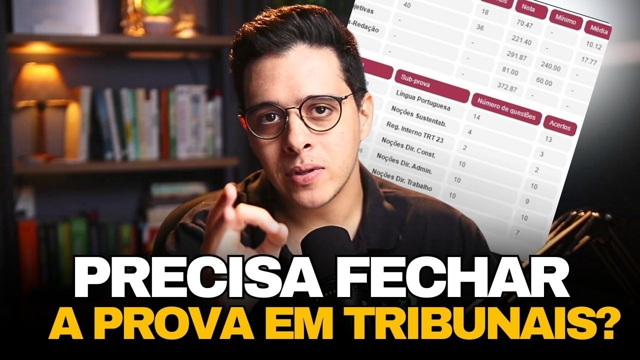 COMO FUNCIONA A NOTA DE CORTE EM TRIBUNAIS FEDERAIS l TRTs TREs E TRFs