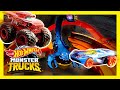 KAMPF IM DUNKELN ROAD RACERS Vs BIG RIGS ️ Monster Trucks HotWheelsDeutschland