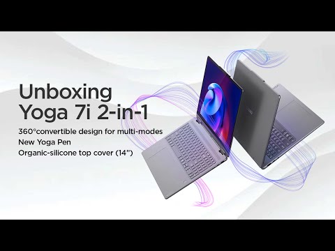 Unboxing Yoga 7i 2-in-1, 360°convertible Copilot+ PC