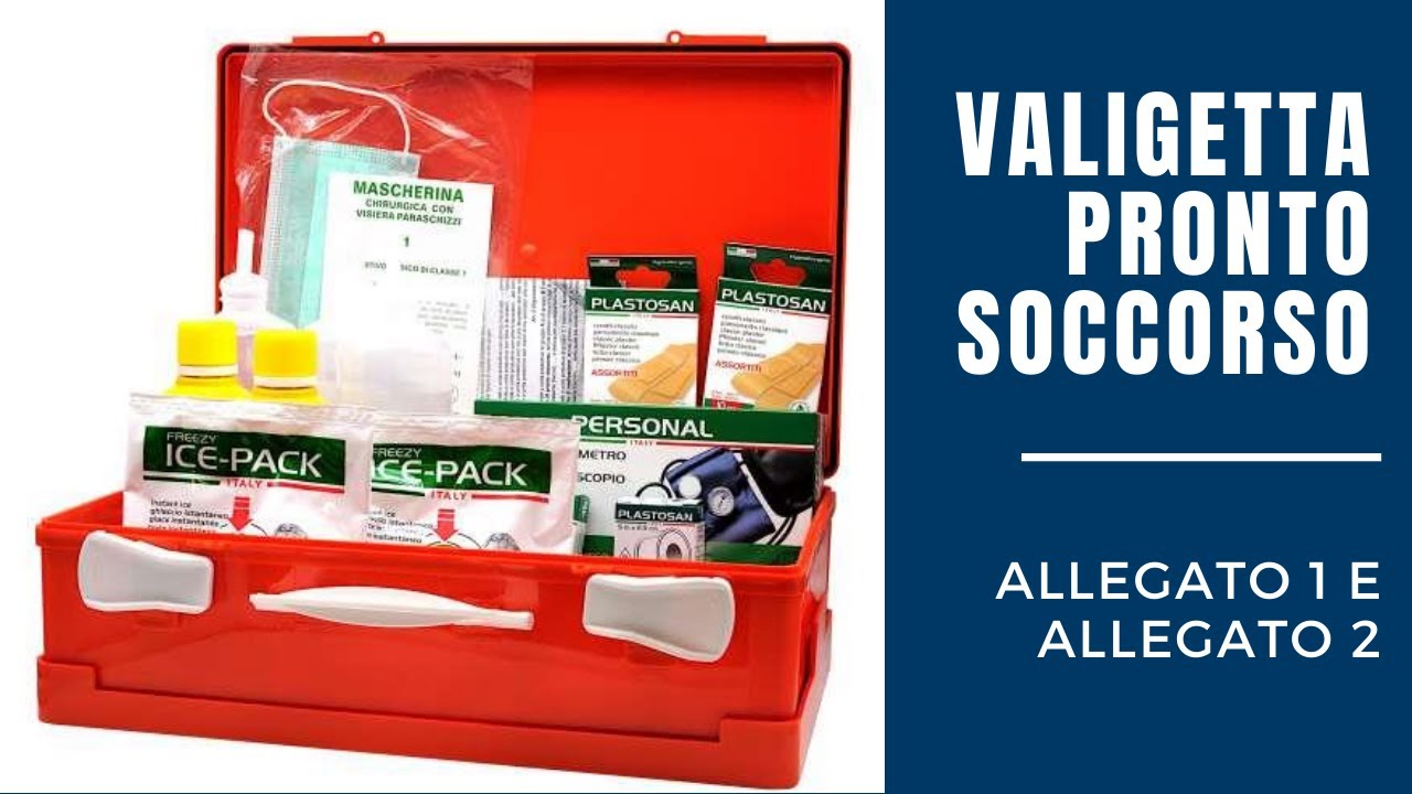 Valigetta pronto Soccorso Allegato 1 e Valigetta Pronto Soccorso Allegato 2