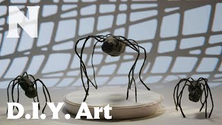 How to make wire sculptures inspired by Louise Bourgeois’s “Spider"