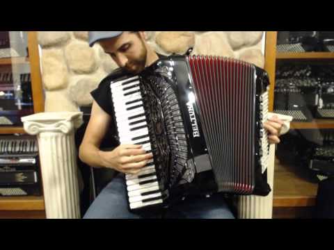 BELTPREIVBALKBK - NEW Black Beltuna Prestige IV Balkan Star Piano Accordion LMMH 41 120  $8999