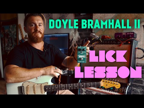 DOYLE BRAMHALL II -  LICK LESSON - Tone TIPS.