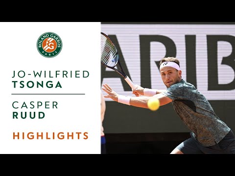 Jo-Wilfried Tsonga vs Casper Ruud - Round 1 Highlights I Roland-Garros 2022