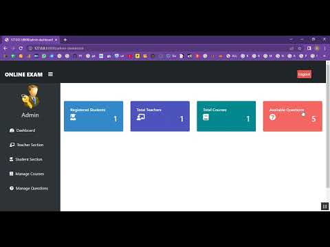 Online Examination Student in Django Python