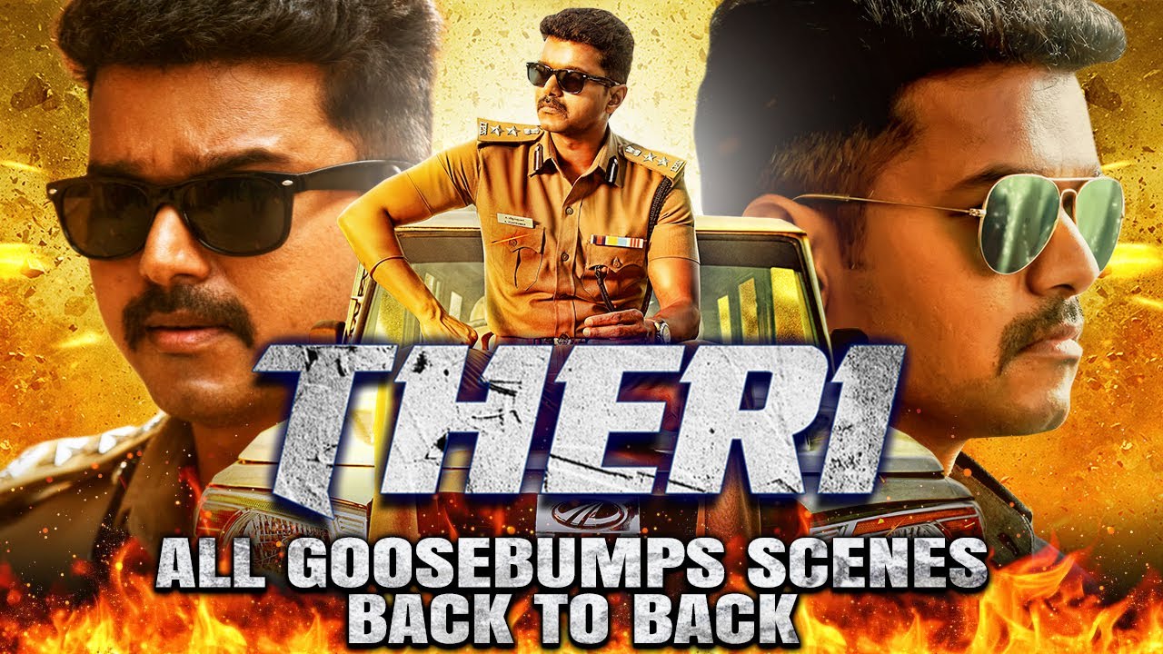 Theri All Goosebumps Scenes Back To Back 🔥🔥🔥 | #Vijay Ultimate Mass Scenes In Hindi