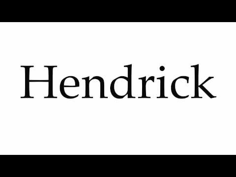 How to Pronounce Hendrick
