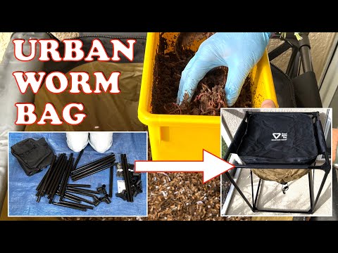 Setup, 1st Feeding & Worms Added:  Urban Worm Bag Complete Guide | Vermicompost Worm Farm