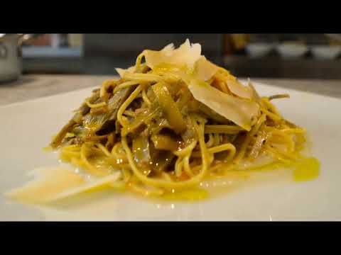 TAGLIOLINI WITH ARTICHOKES AND TOPINAMBUR CREAM - Gigliocooking Tutorial