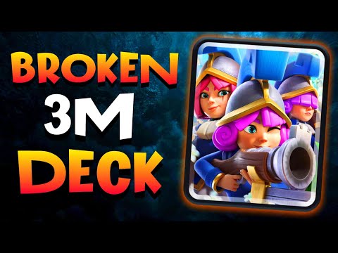 The Most AGGRESSIVE 3 Musketeers Deck in Clash Royale!