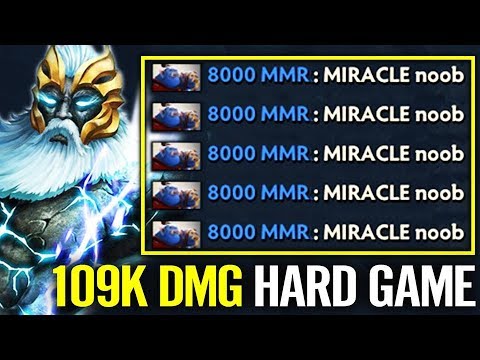 ZEUS DAGON??? MIRACLE: WHY NOT | EPIC 109K MAGIC DAMAGE RANKED DOTA 2