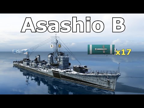 World of WarShips Asashio B - 5 Kills 264K Damage