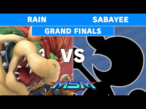 MSM Online 9 - TR | Sabayee (Game & Watch) Vs Rain (Bowser) Grand Finals - Smash Ultimate