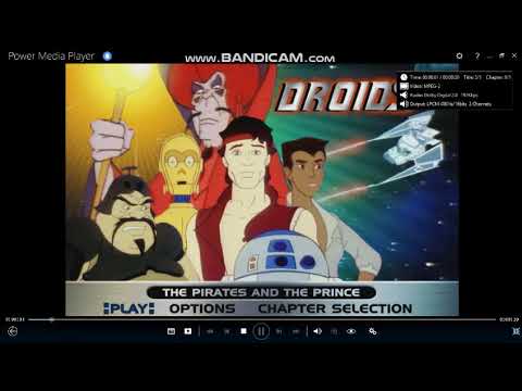 Opening To Star Wars Animated Adventures Droids The Pirates And The Prince 2004 DVD