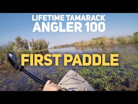 Lifetime Tamarack Angler 100 Kayak - On The Water Review (1st Paddle)