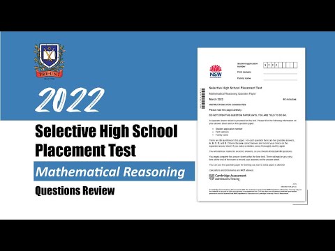 2022 Selective Placement Test Mr Review