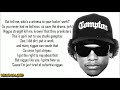 Eazy-E - Real Muthaphuckkin G's (Lyrics)