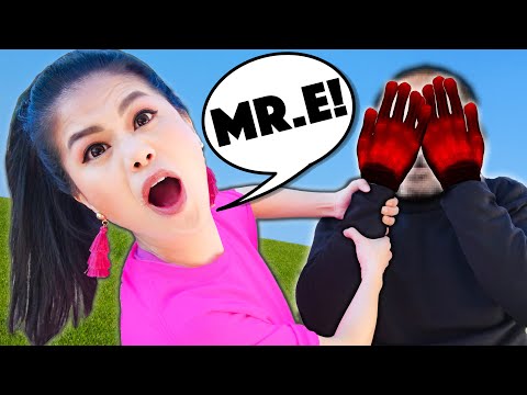 Unmasking Mr. E to Face Reveal he's a YouTuber Visiting Spy Ninjas Safe House in 24 Hour Challenge