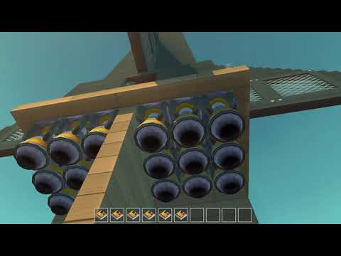 Using a nuclear missile in scrap mechanic