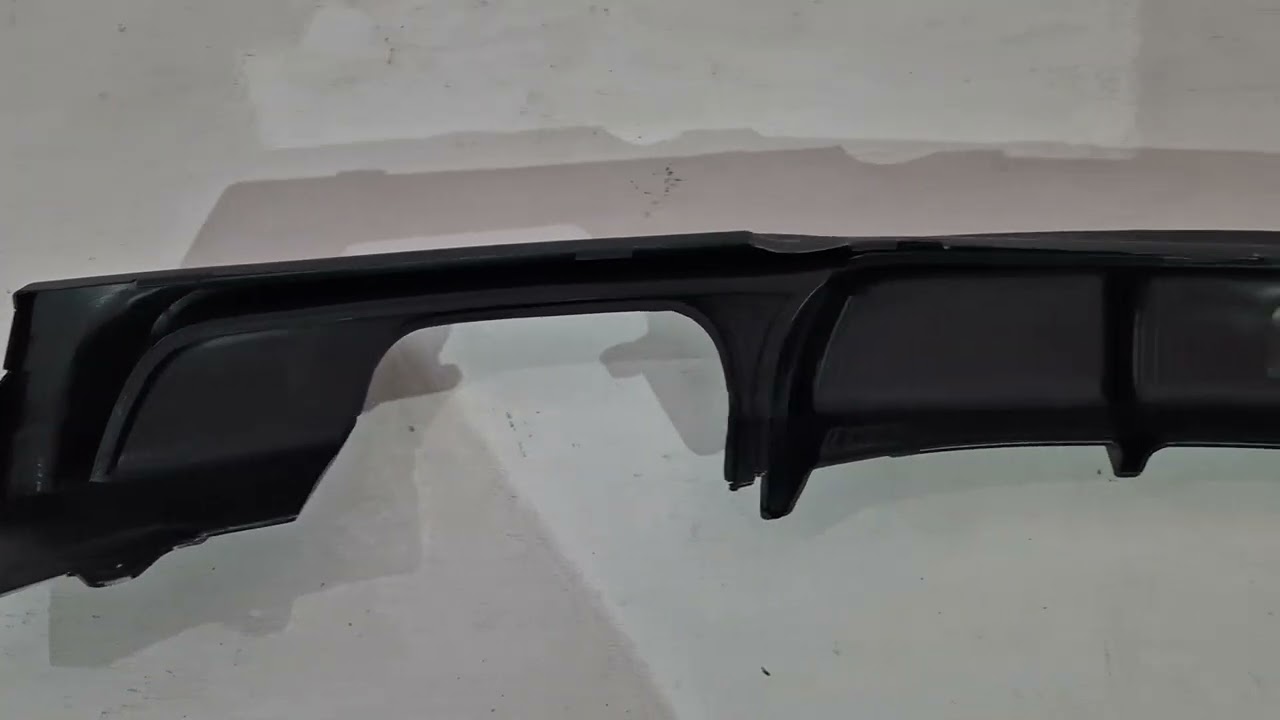 BMW 3 серия F30/F31 2012-2019 гг. Задний диффузор DPT V-3 (для M Performance, Черный Глянец) Video 1