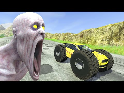 Escape From The Shy Guy (SCP-096) | Car Ride Chase - BeamNG.Drive