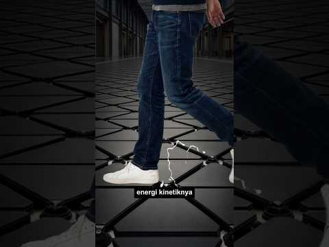 Lantai ini bisa cas HP...?