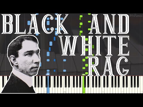 George Botsford - Black And White Rag 1908 (Ragtime Piano Synthesia)