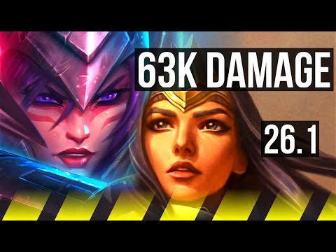 CAITLYN & Leona vs SIVIR & Milio (ADC) | 63K damage | EUNE Master | 26.1