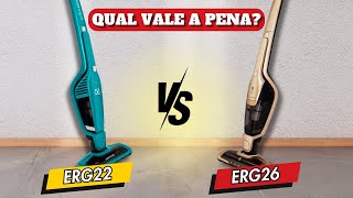 ERG22 vs ERG26: Qual Aspirador de PÓ SEM FIO  Electrolux é o Melhor para Comprar?  [Review Completo]