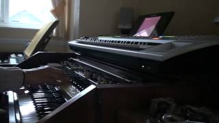 Video thumbnail for Adrian Rose Hammond C3 Leslie 122RV and yamaha tyros.Watch what Happens. by Adrian Rose