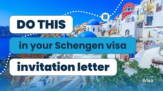 How to write an invitation letter for Schengen visa application #schengenvisa