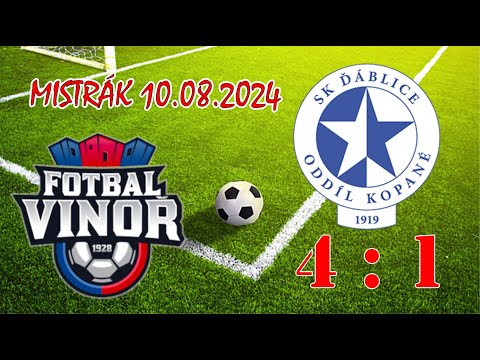 FK VINOŘ 1928 z.s. - SK ĎÁBLICE z.s.  (10.08.2024)