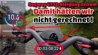 Segway GT1D an der MEGA STEIGUNG