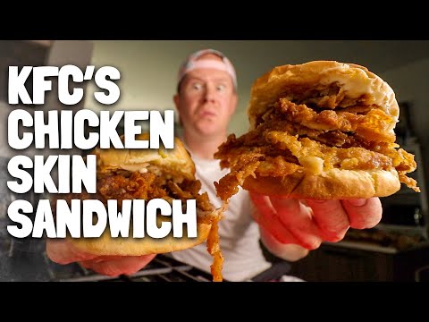 Eating KFC's *CHICKEN SKIN SANDWICH* with Duke's Mayo on a Butter Bun 👨‍🍳🍗🔥