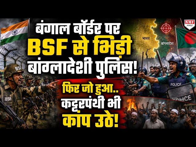 बांग्लादेशी बॉर्डर पर फेंसिंग देख चिल्लाने लगी बांग्लादेशी पुलिस, BSF ने तुरंत सबक सिखाया! SDDEFAULT Thumbnail