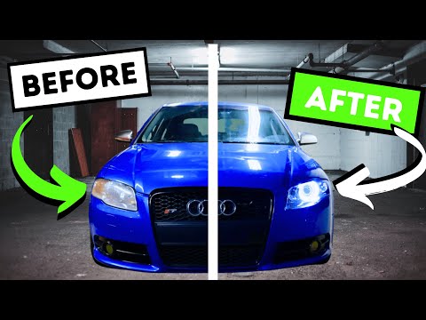 Modernizing Outdated Headlights - Audi B7 A4 S4 RS4 - Upgrade/ Modification