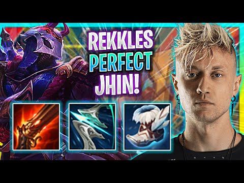 REKKLES PERFECT GAME WITH JHIN! | FNC Rekkles Plays Jhin ADC vs Caitlyn! | Season 2023