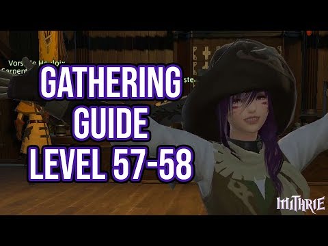 FFXIV 3.0 0683 Gathering Guide Level 57 to 58