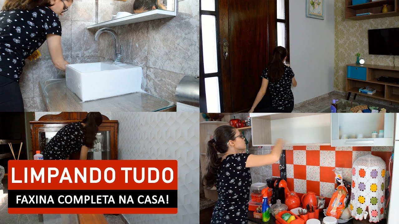 FAXINA COMPLETA NA CASA TODA