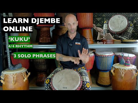 'Kuku' Solo Phrases (Part 2) | Learn Djembe Online