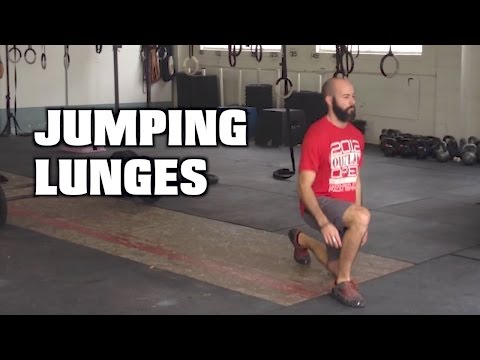 Paradiso CrossFit - Jumping Lunges Demo
