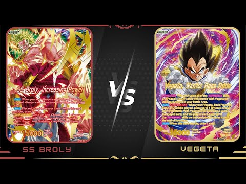 Broly vs Vegeta : Dragon Ball Super Masters Set 29 Locals