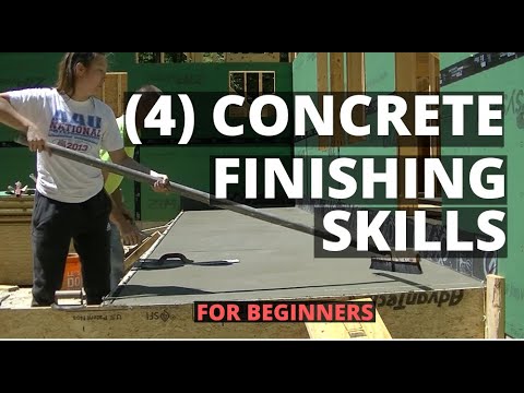 How To Finish Concrete (4 Basic Skills For Beginners)