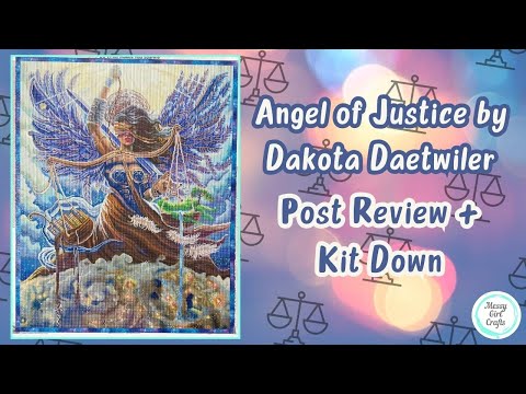 Post Review/Kit Down – Angel of Justice by Dakota Daetwiler (Diamond Art Club)