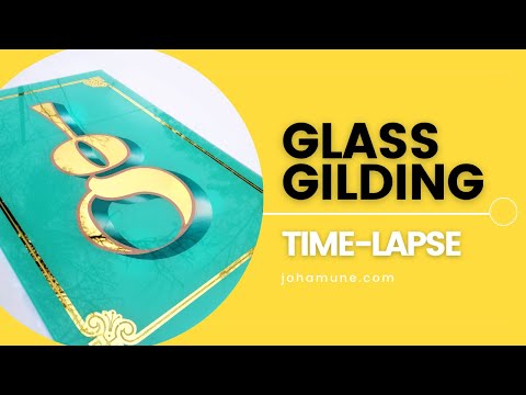 Glass Gilding time-lapse