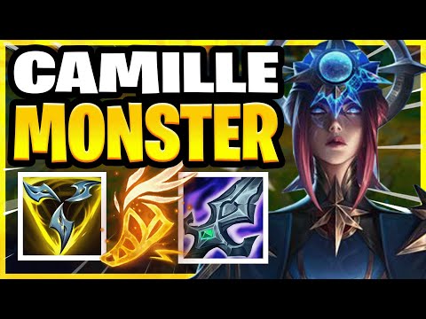 CAMILLE IS A MONSTER IN THE JUNGLE IN WILD RIFT! CAMILLE BUILD & GAMEPLAY!